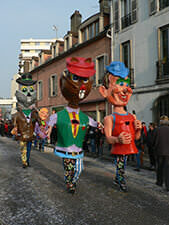 les géants au carnaval de chalon sur saone