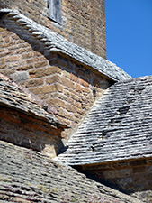 Tournus stone roofs